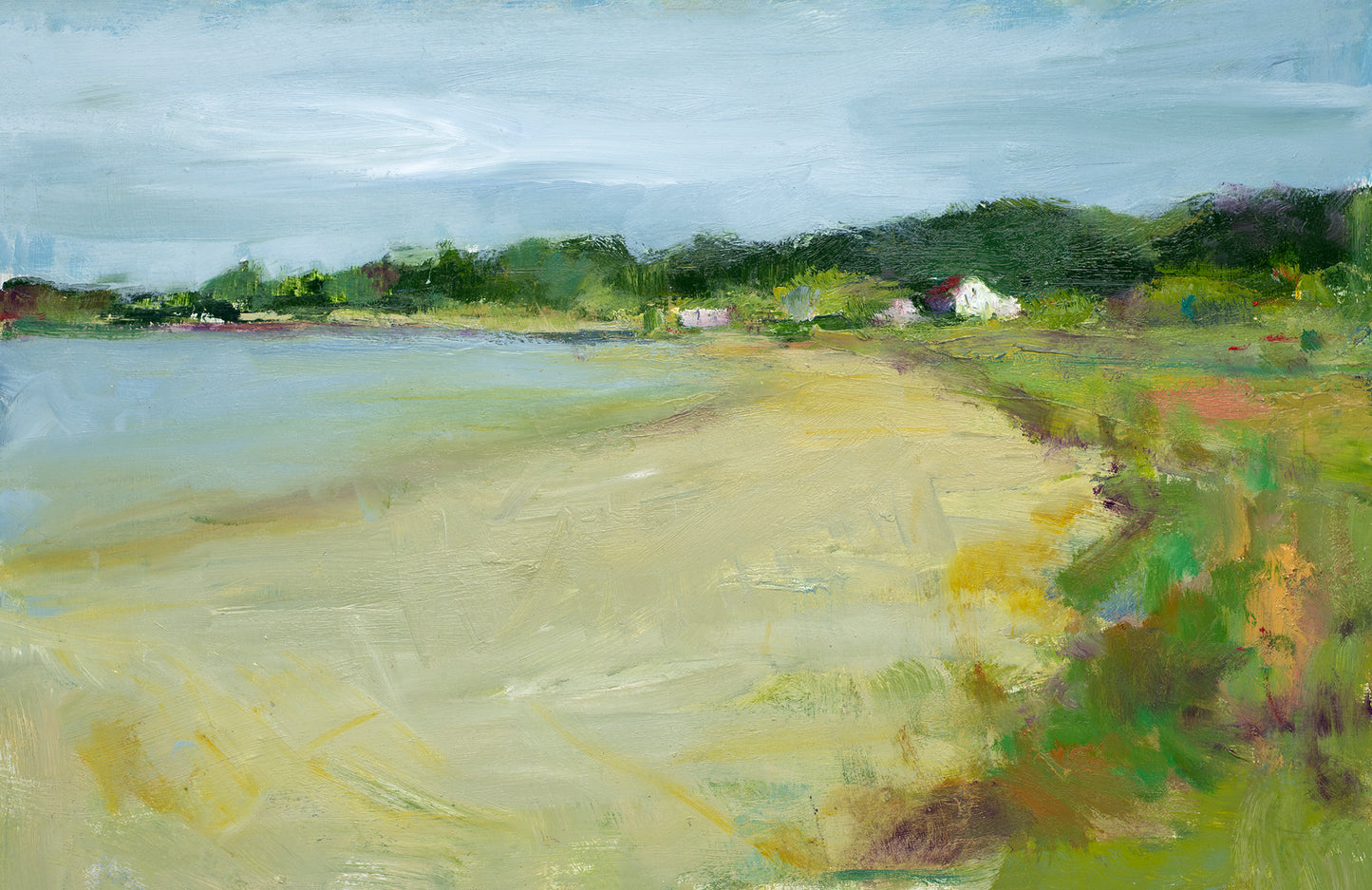 Distant White House 12" x 18.5" (ALMOST GONE)