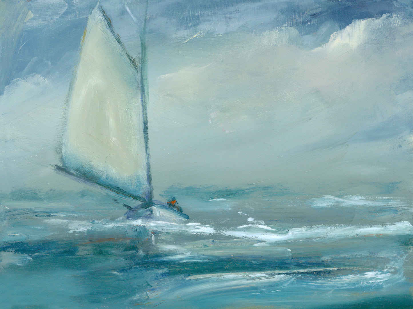 Stormy Sail 6" x 8" (ALMOST GONE)