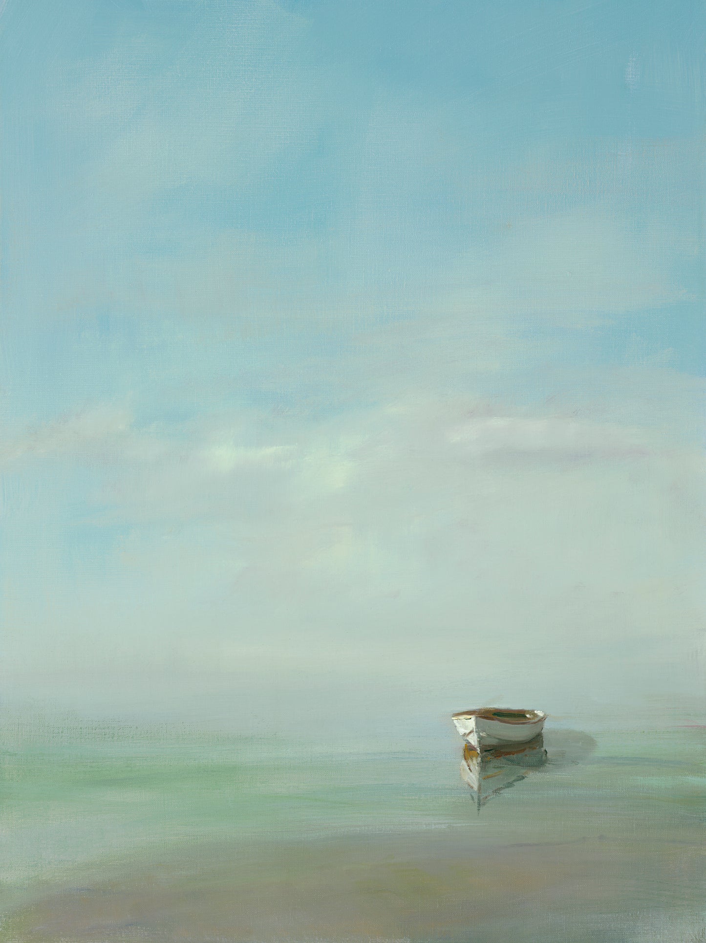 White Dory 40" x 30"