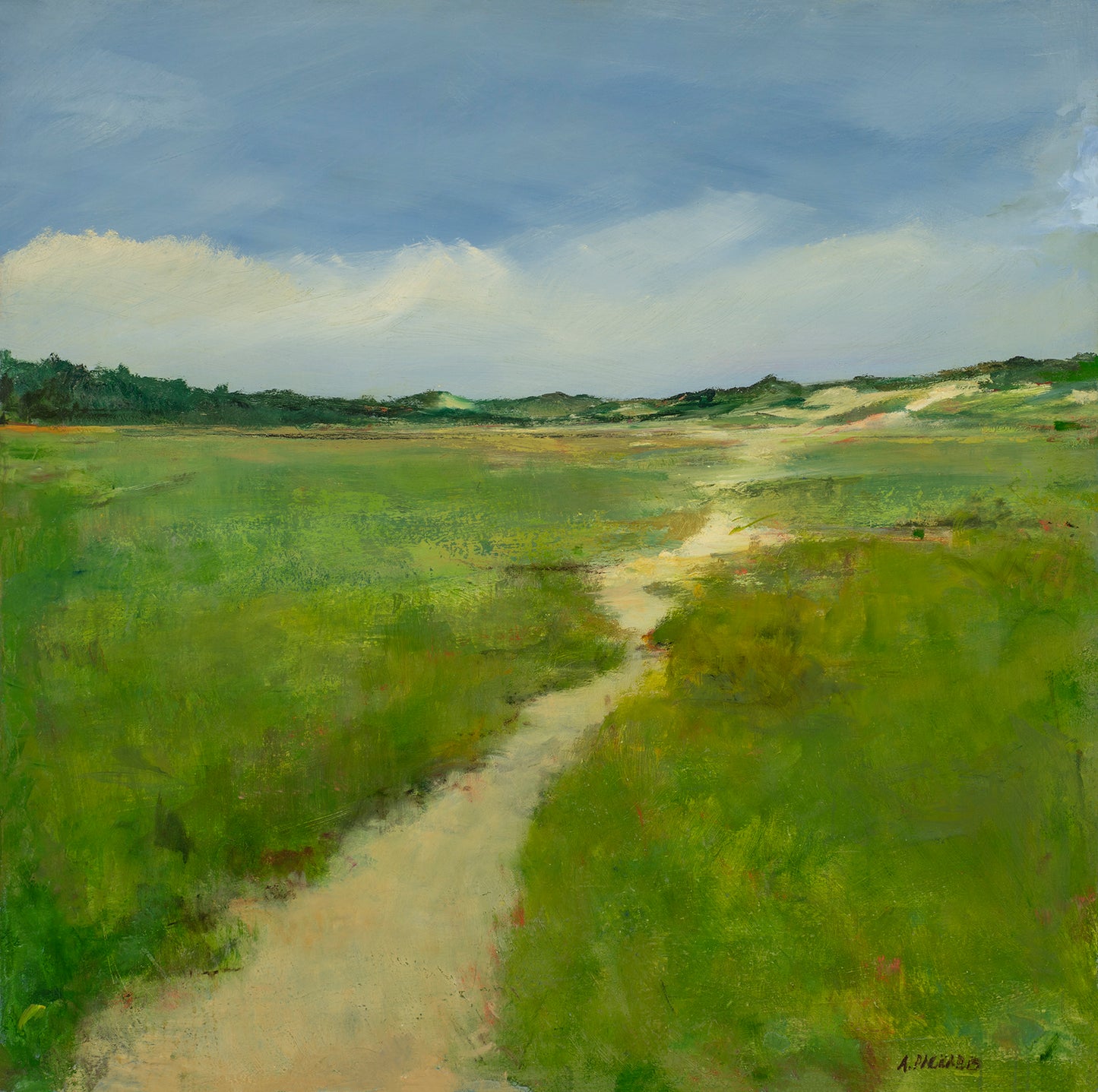 Dune Walk 38" x 38"