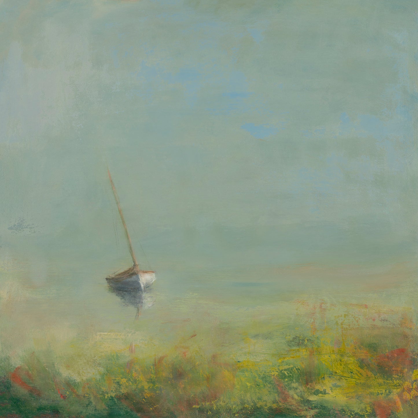 Here comes the fog 20" x 20"