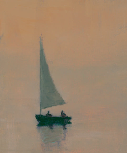 Sail At Dusk 12" x 10" (ALMOST GONE)